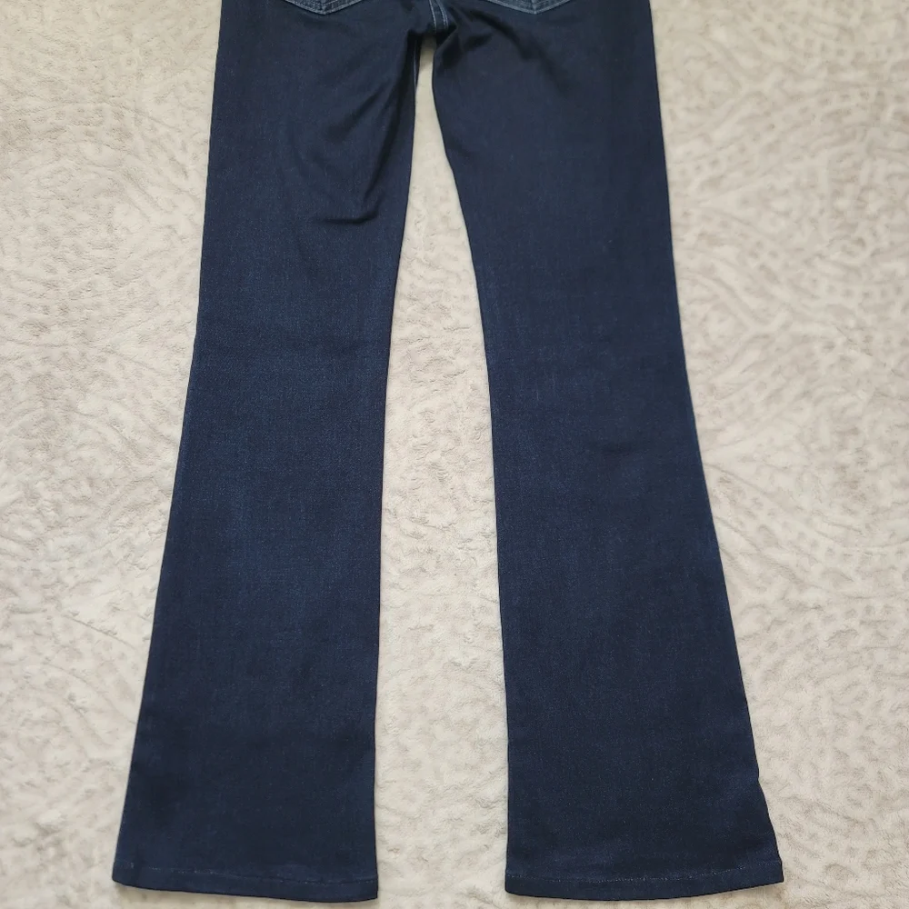 7 Seven For All Mankind The Skinny Bootcut Jeans Size 26 Women's Dark Blue